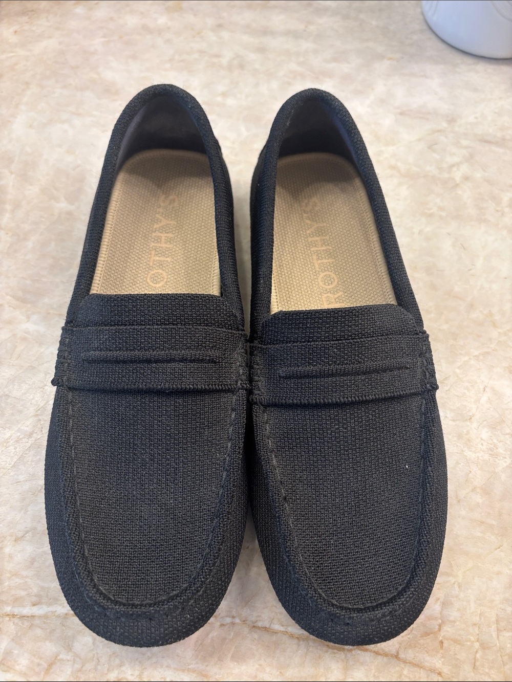 Rothy’s daily driver loafer black 7.5